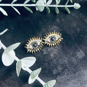 Evil Eye Protection Earrings |‎ Multicolor Mystical Magical Witchy Spiritual